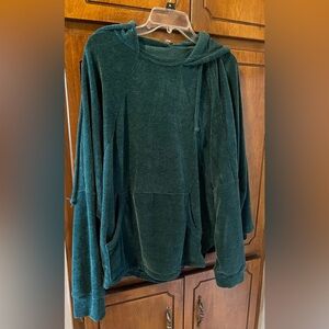 White Birch Forest Green Women's Sweater